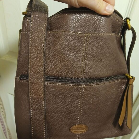 Fossil MORGAN Brown Leather Bag - Picture 7 of 7